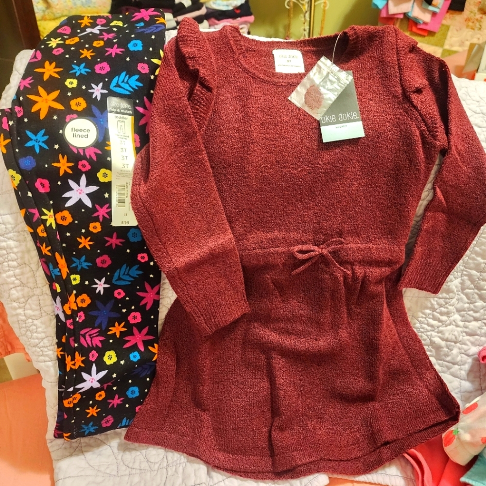 Nwt 3T girls fall outfit